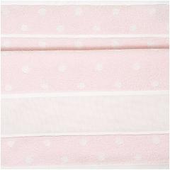 Handtuch Rico Design - rosa mit Punkten 50x100 cm