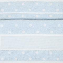 Handtuch Rico Design - hellblau mit Punkten 50x100 cm