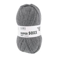 Super Soxx 4-fach Sockenwolle Lang Yarns - dunkelgrau mélange
