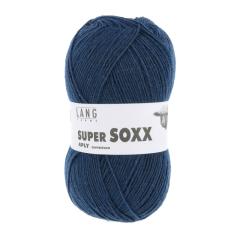 Super Soxx 4-fach Sockenwolle Lang Yarns - stahblau