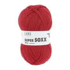 Super Soxx 4-fach Sockenwolle Lang Yarns - rot