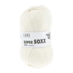 Super Soxx 4-fach Sockenwolle Lang Yarns - offwhite