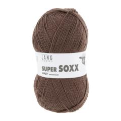 Super Soxx 4-fach Sockenwolle Lang Yarns - hellbraun