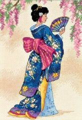 Dimensions Stickpackung - Elegant Geisha