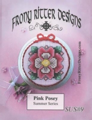 Stickvorlage Frony Ritter Designs - Pink Posey