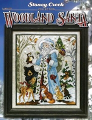 Stickvorlage Stoney Creek Collection - Woodland Santa