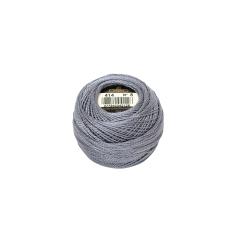 DMC Perlgarn Stärke 5 - 45 m – 414 stahlgrau dunkel (Ausverkauf)