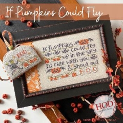 Stickvorlage Hands On Design - If Pumpkins Could Fly
