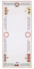 Fremme Stickpackung - Läufer Dänemark 37x88 cm