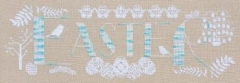 Stickvorlage MarNic Designs - Easter - Pink, Blue, & White
