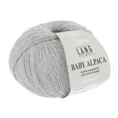 Baby Alpaca Lang Yarns - hellgrau mélange (0003)