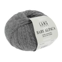 Baby Alpaca Lang Yarns - grau mélange (0005)
