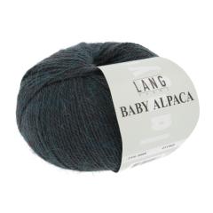 Baby Alpaca Lang Yarns - petrol mélange (0088)