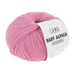 Baby Alpaca Lang Yarns - pink hell (0165)