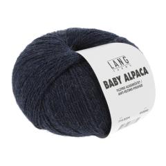 Baby Alpaca Lang Yarns - jeans dunkel mélange (0234)