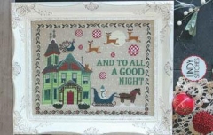 Stickvorlage Lindy Stitches And To All A Good Night 