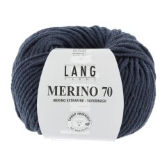 Lang Yarns Merino 70 - stahlblau
