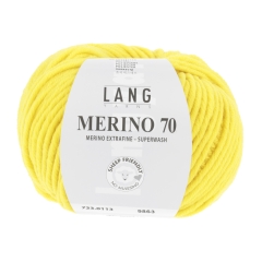 Lang Yarns Merino 70 - gelb (0113)