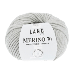 Lang Yarns Merino 70 - hellgrau (0123)