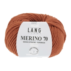 Lang Yarns Merino 70 - braunorange (0175)