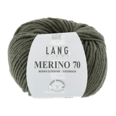 Lang Yarns Merino 70 - olive (0198)