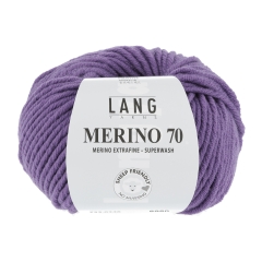 Lang Yarns Merino 70 - lila dunkel