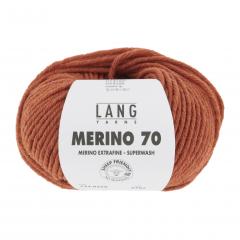 Lang Yarns Merino 70 - orange mélange (0359)