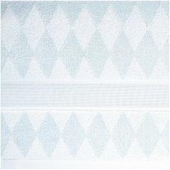 Duschtuch Rico Design - blau Rauten 70x140 cm