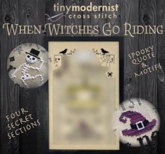 Stickvorlage Tiny Modernist Inc - When Witches Go Riding 1