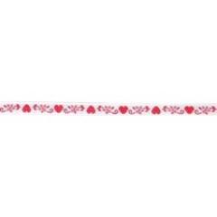 Webband Herzranke rot-weiss - Rico Design (Ausverkauf)