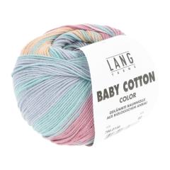 Lang Yarns Baby Cotton Color - lila-beere-apricot (0146)