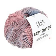 Baby Cotton Color Lang Yarns - blau - orange - rosa - Ausverkauf 1x lieferbar