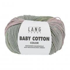 Lang Yarns Baby Cotton Color - Farbe 49 gelb-grün-altrosa