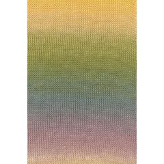 Lang Yarns Baby Cotton Color - gelb - grün - altrosa (0049)