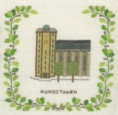 Fremme Stickpackung - Runder Turm Kopenhagen 15x15 cm