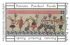 Stickvorlage Artful Offerings - Patriotic Pinwheel Parade
