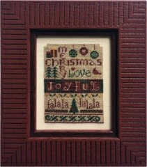 Stickvorlage Erica Michaels - Joyful Christmas (Ausverkauf)
