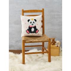 Permin Stickpackung - Kissen Panda 30x30 cm
