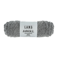 Lang Yarns Jawoll uni Sockenwolle 4-fach - Farbe 0003 dunkelgrau mélange