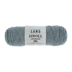 Lang Yarns Jawoll uni Sockenwolle 4-fach - Farbe 0020 militär mélange
