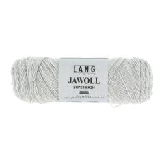 Lang Yarns Jawoll uni Sockenwolle 4-fach - Farbe 0023 hellgrau mélange