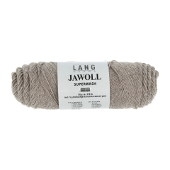 Lang Yarns Jawoll uni Sockenwolle 4-fach - hellbraun mélange