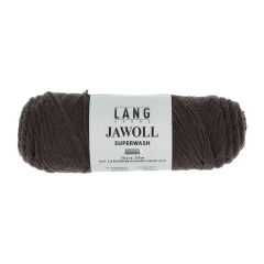 Lang Yarns Jawoll uni Sockenwolle 4-fach - dunkelbraun