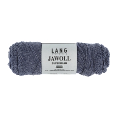 Lang Yarns Jawoll uni Sockenwolle 4-fach - blau meliert