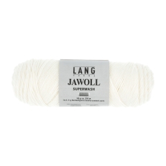 Lang Yarns Jawoll uni Sockenwolle 4-fach - offwhite