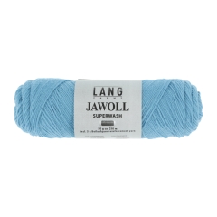 Lang Yarns Jawoll uni Sockenwolle 4-fach - blau