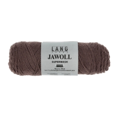 Lang Yarns Jawoll uni Sockenwolle 4-fach - choco