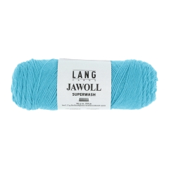 Lang Yarns Jawoll uni Sockenwolle 4-fach - türkis