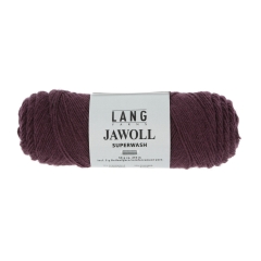 Lang Yarns Jawoll uni Sockenwolle 4-fach - aubergine dunkel