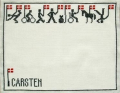 Fremme Stickpackung - Platzset Carsten